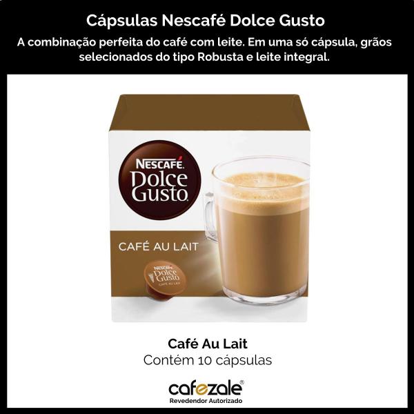 Imagem de 10 Capsulas Dolce Gusto, Capsula Café Au Lait