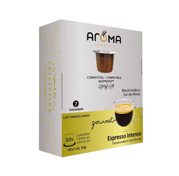 Imagem de 10 Cápsulas Para Nespresso - Café Intenso - Cápsula Aroma