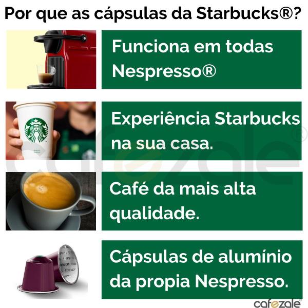 Imagem de 10 Cápsulas Starbucks Nespresso - Caffè Verona - Cápsula Alumínio