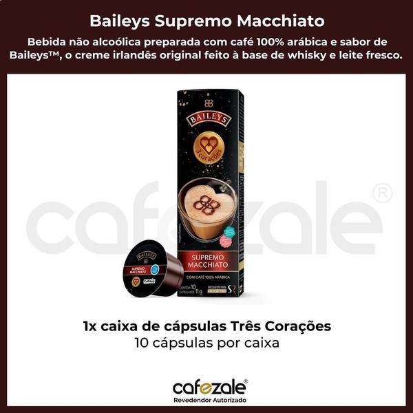 Imagem de 10 Cápsulas Três Corações, Baileys Supremo Macchiato