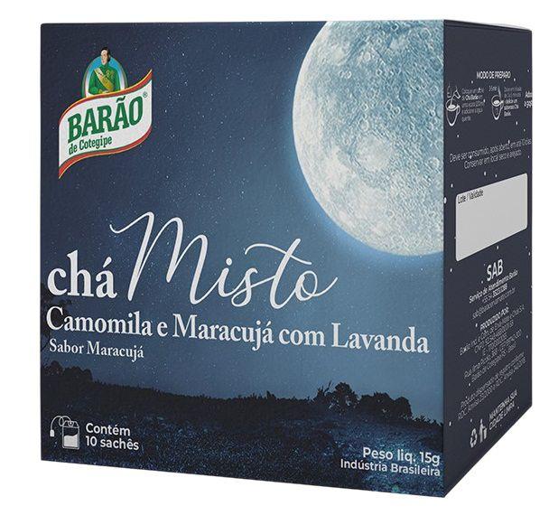 10 Chás Barão SACHÊ MISTO CAMOMILA MARACUJÁ LAVANDA - Barão de Cotegipe Imagem de 10 Chás Barão SACHÊ MISTO CAMOMILA MARACUJÁ LAVANDA