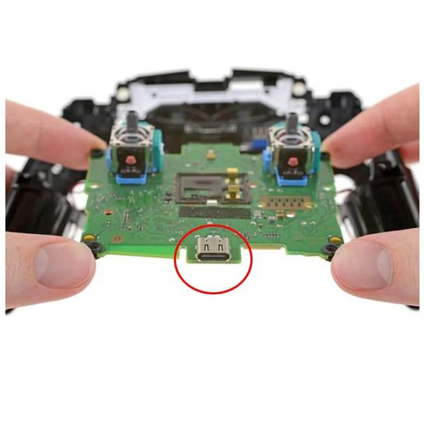 Imagem de 10 Conectores De Carga Tipo C Gold Pin Compatíveis Com Controle de PlayStation 5 Ps5