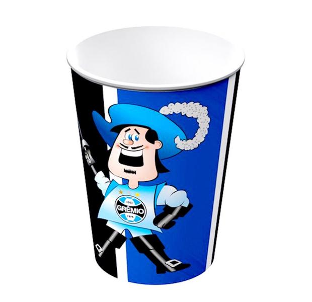 10 Copos Grêmio Imortal p/ Doce Lembranças Festa Infantil - Plasútil Imagem de 10 Copos Grêmio Imortal p/ Doce Lembranças Festa Infantil