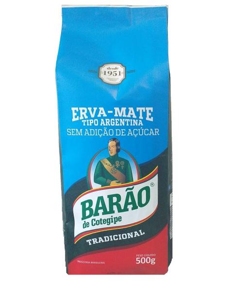 Imagem de 10 Erva Mate Chimarrão BARÃO ARGENTINA Export 500g