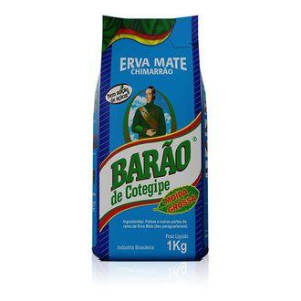 Imagem de 10 Erva Mate Chimarrão BARÃO MOÍDA GROSSA  Sem Glúten 1 Kg