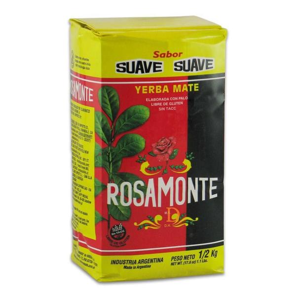 Imagem de 10 Erva Mate Chimarrão ROSAMONTE SUAVE ARGENTINA 500g