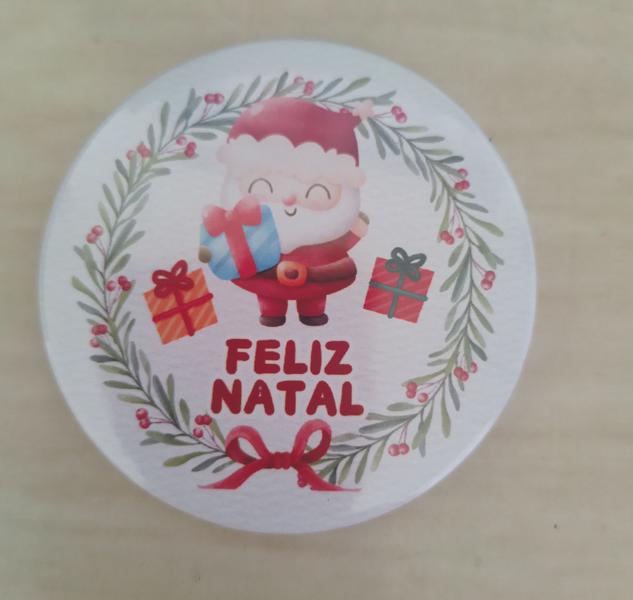 Imagem de 10 imãs de geladeira papai noel natal