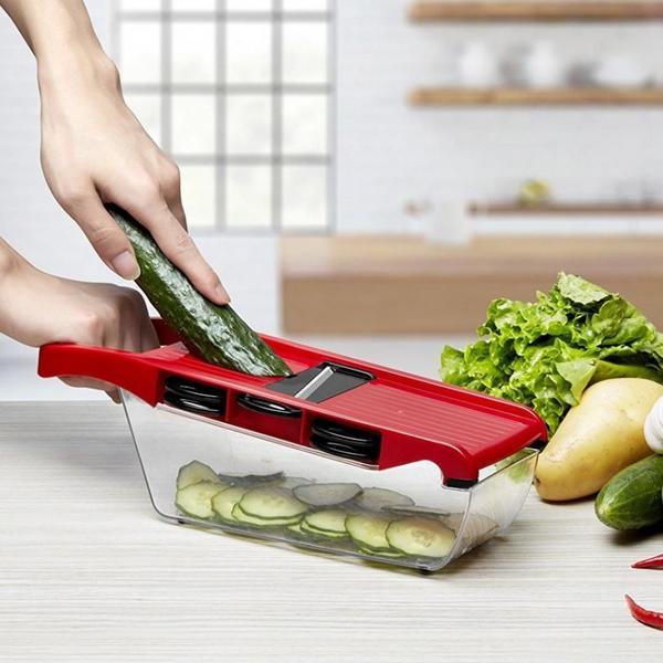 Imagem de 10 in 1 Mandolina Slicer Nicer E Fatiador Cortador Legumes