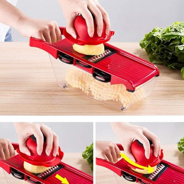 Imagem de 10 in 1 Mandolina Slicer Nicer E Fatiador Cortador Legumes