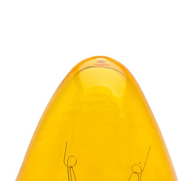 10 Lâmpada Chupeta Ambar 7w Incandescente E-14 220v - BRASFORT Imagem de 10 Lâmpada Chupeta Ambar 7w Incandescente E-14 220v