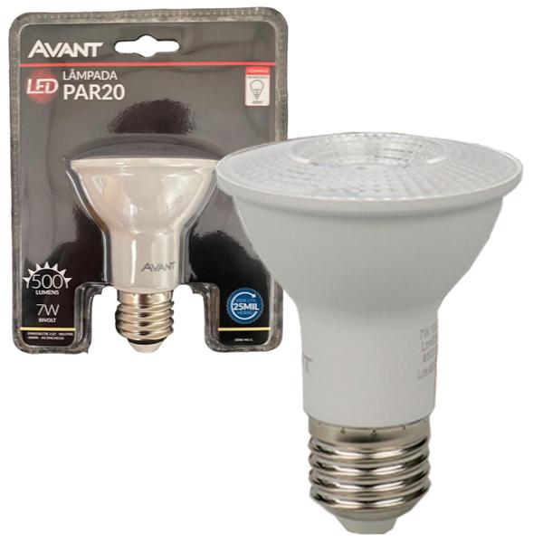 10 Lampada Led Par 20 7w Branco Neutro 4000k E27 Bivolt - Avant Imagem de 10 Lampada Led Par 20 7w Branco Neutro 4000k E27 Bivolt
