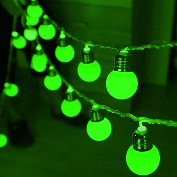 Imagem de 10 Lâmpadas LED Bolinha COLOR 1W 127V E27 - VERDE - CTB