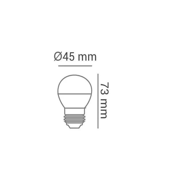 Imagem de 10 Lampadas Led Bolinha G45 3W Rosa 127V Galaxy