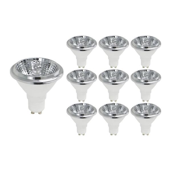 Imagem de 10 Lâmpadas LED Taschibra Ar70 4,8W Gu10 Bivolt 4000K Luz Neutra