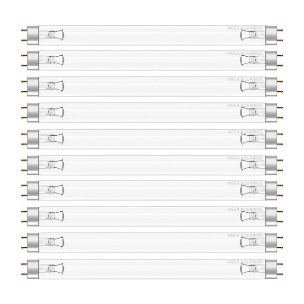 Imagem de 10 lâmpadas UV 15W germicida ultravioleta 45cm fluorescente