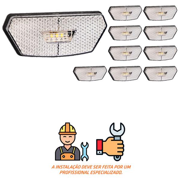 Imagem de 10 Lanterna Diamante Facchini LED Cristal Saída Fios