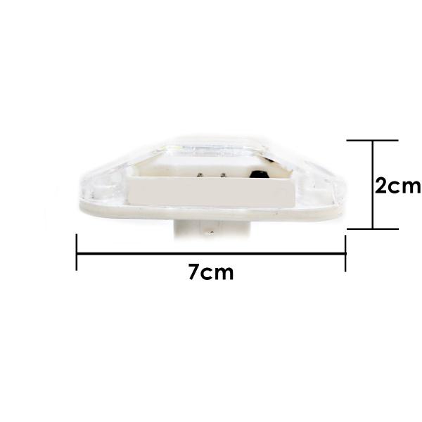 Imagem de 10 Lanterna Vigia Placa para Ônibus Caminhão 2 LED BIVOLT CR