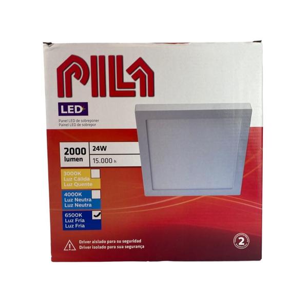 Imagem de 10 Luminárias Painel Led Sobrepor Philips Pila 24w 6500k