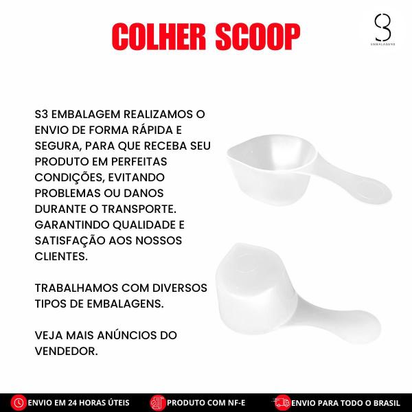 Imagem de 10 Medidores 30g/50ml Para Açúcar, Farinha E Suplementos