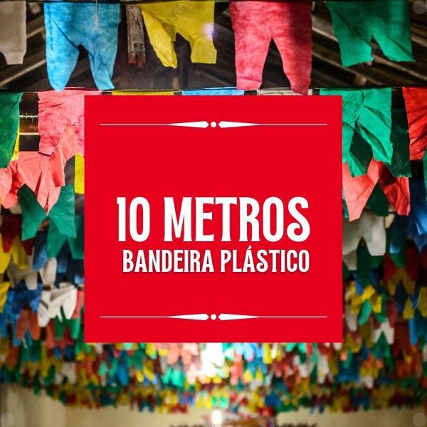 Imagem de 10 Metros De Bandeirinha Festa Junina Plástico Resistente