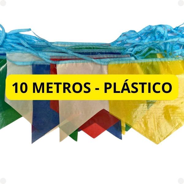 Imagem de 10 Metros De Bandeirinha Festa Junina Plástico Resistente