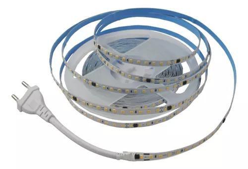 Imagem de 10 Metros Fita De Led 120 Leds Monovolt C/ Conector Plug