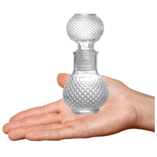 10 Mini Garrafa de Vidro Perfume Licor Decoração 50ml - Freecom Imagem de 10 Mini Garrafa de Vidro Perfume Licor Decoração 50ml