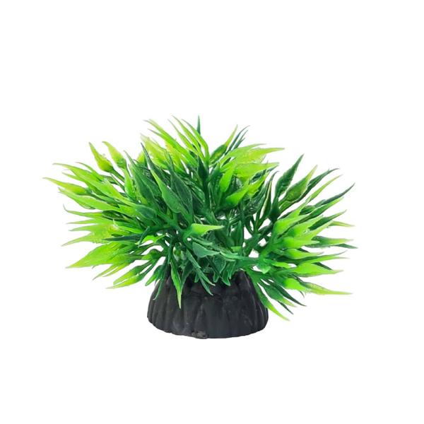 Imagem de 10 mini Planta Artificial Plantinha decoração para aquário 