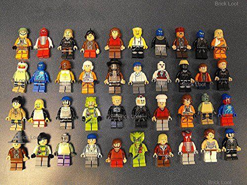 Imagem de 10 NOVOS LEGO MINIFIG PEOPLE LOT bolsa aleatória de minifiguras caras cidade cidade set by USA