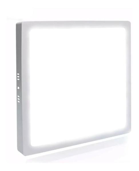 Imagem de 10 Painel Plafon Quadrado Sobrepor 12w Branco Neutro 4000k