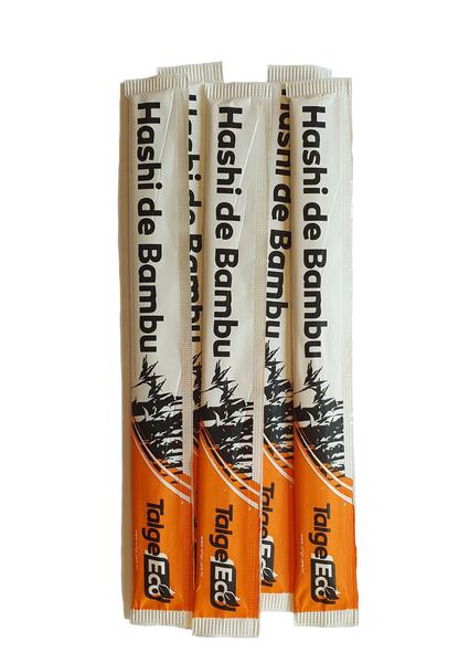 10 Par Palito Japonês Hashi Bambu Embalado Sachê - AAZ Imagem de 10 Par Palito Japonês Hashi Bambu Embalado Sachê