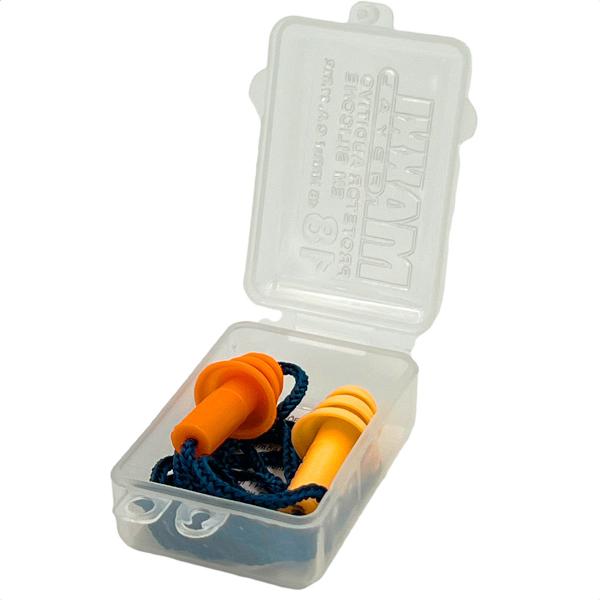 Imagem de 10 Pares Protetor Auditivo Plug Maxxi Silicone 18db Bicolor