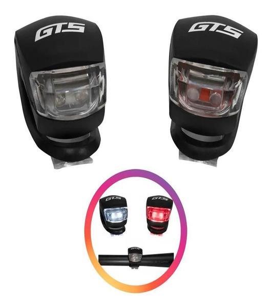 Imagem de 10 Pares Sinalizador Bike Led Duplo Farol Modelo Sapinho Pisca Para Bicicleta