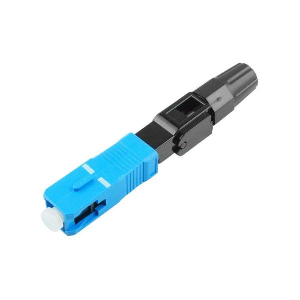 Imagem de 10 Pçs Conector Fibra Optica SC/PC Fast Rápido Ftth Azul