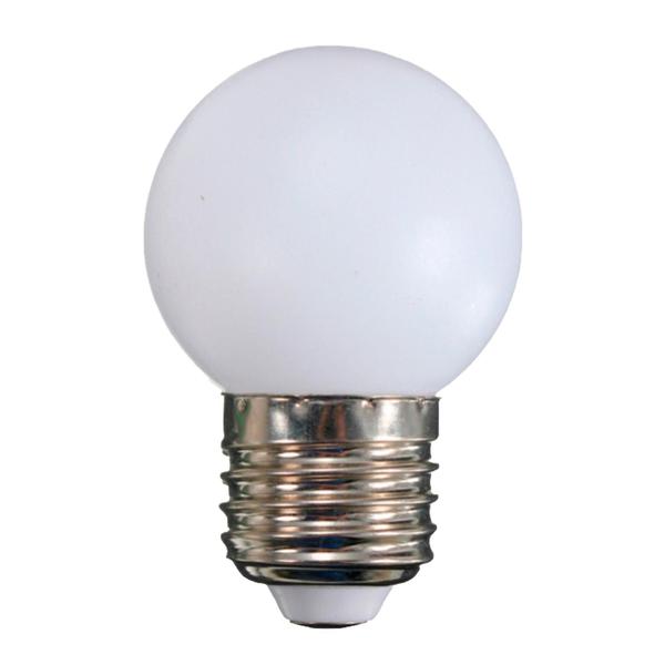 Imagem de 10 Peças Lampada Bolinha Led 1w  E27 Branco Frio e Branco Quente - CTB