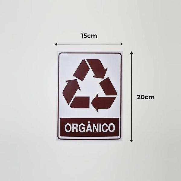 Imagem de 10 - Placas Adesiva para Sinalização Reciclável 10 unid.