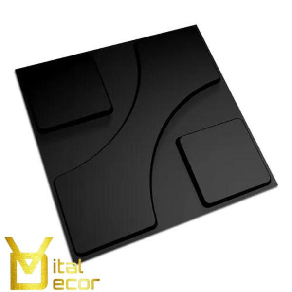 Imagem de 10 Placas Pvc 3d Decorativo Revestimento 50x50 Mega 