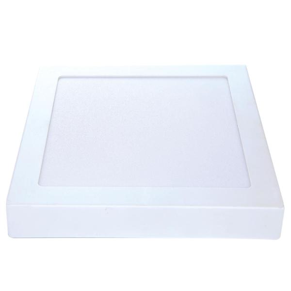 Imagem de 10 Plafon Painel Led Quadrado Sobrepor Luminaria 18w Branco Frio 6500k Nfe