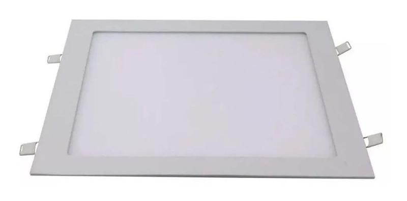 Imagem de 10 Plafon Quadrado Led Embutir 24w Branco Neutro 4000k