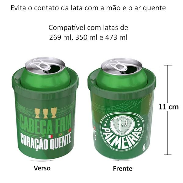 Imagem de 10 Porta Latas de Cerveja 350ml do Palmeiras para Lembrança de Festa Adulto