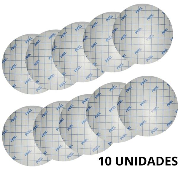 Imagem de 10 Protetor Freestyle Glicose Glicemia + 10 Swabs Para Assepsia Pele