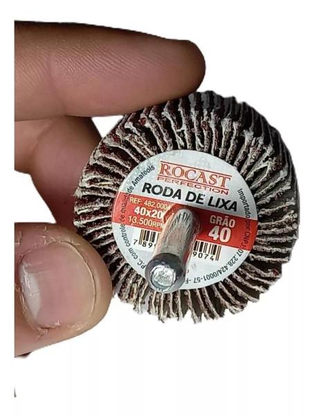 Imagem de 10 Roda De Lixa 30X25 Gr120 Para Furadeira E Esmerilhadeira