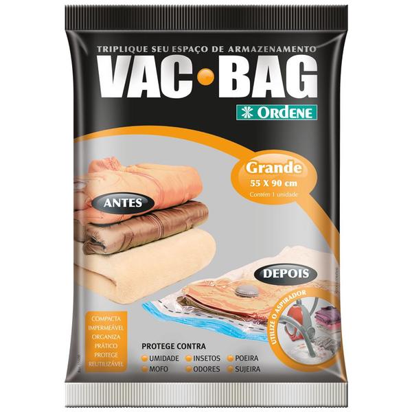 Imagem de 10 Saco à Vácuo Vag Bag Grande 55x90 Ordene Protetor Roupas