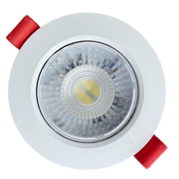 Imagem de 10 Spot Dicroica Led Redondo 5w Cob  Smd 6500k Branco Frio