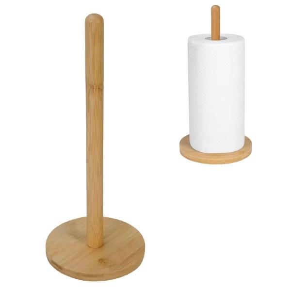 10 Suporte Porta Rolo Papel Toalha De Mesa Cozinha Em Bambu - Equipe F Imagem de 10 Suporte Porta Rolo Papel Toalha De Mesa Cozinha Em Bambu
