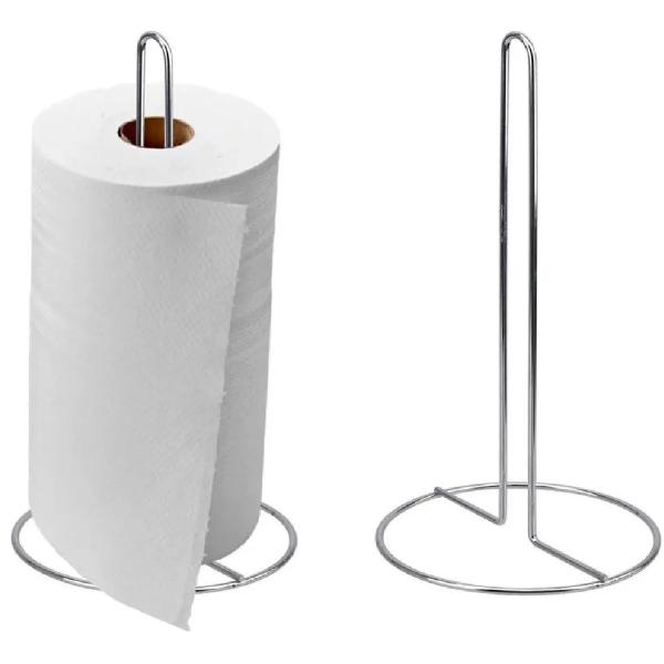 10 Suporte Porta Rolo Papel Toalha de Mesa Metal Atacado - Cl Imagem de 10 Suporte Porta Rolo Papel Toalha de Mesa Metal Atacado