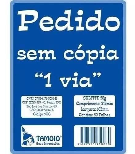 Imagem de 10 Talões Blocos Pedido Orçamento Ordem De Serviço 16x21 MODELOS - TAMOIO