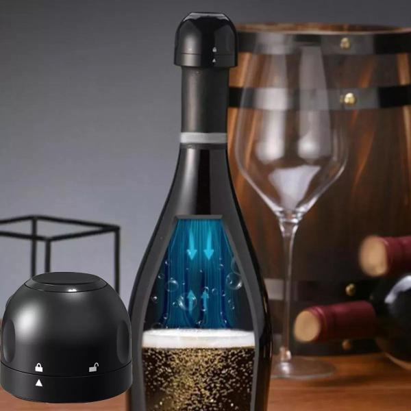 10 Tampas Rolha Garrafa de Vinho Champanhe À Vacuo Pressão - Ami Imagem de 10 Tampas Rolha Garrafa de Vinho Champanhe À Vacuo Pressão