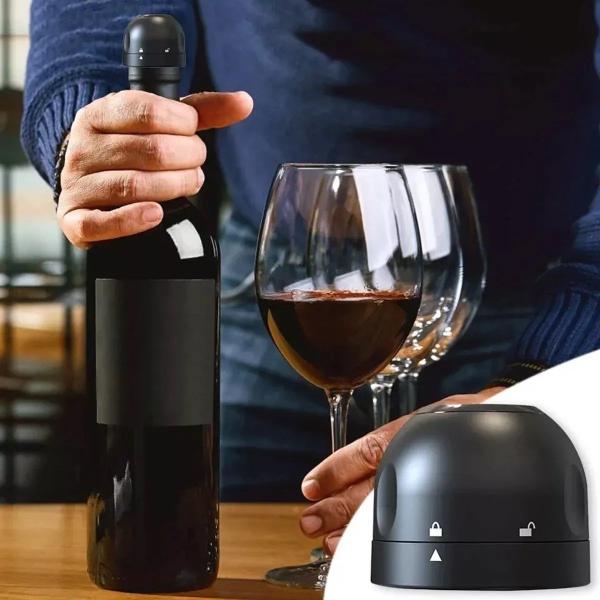 10 Tampas Rolha Garrafa de Vinho Champanhe À Vacuo Pressão - Ami Imagem de 10 Tampas Rolha Garrafa de Vinho Champanhe À Vacuo Pressão