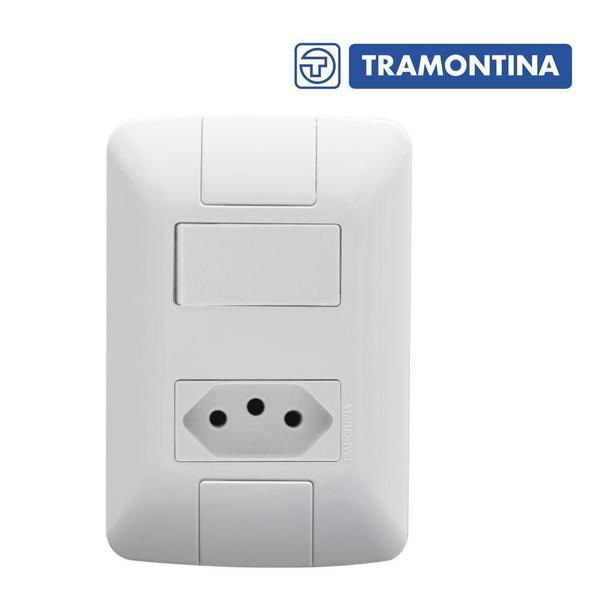 Imagem de 10 Tomadas Tramontina E 5 Interruptor Aria Completa Oferta